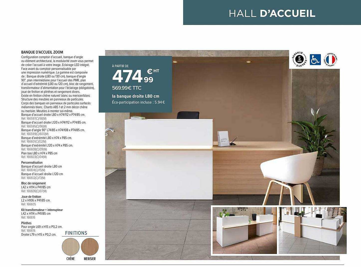 banque d'accueil zoom