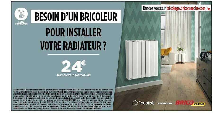 besoin d'un bricoleur pour installer votre radiateur ?