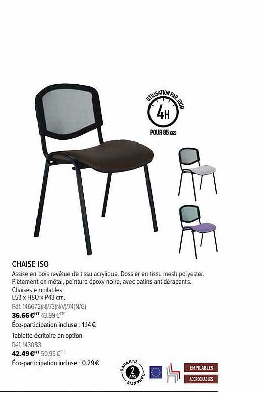 chaise iso