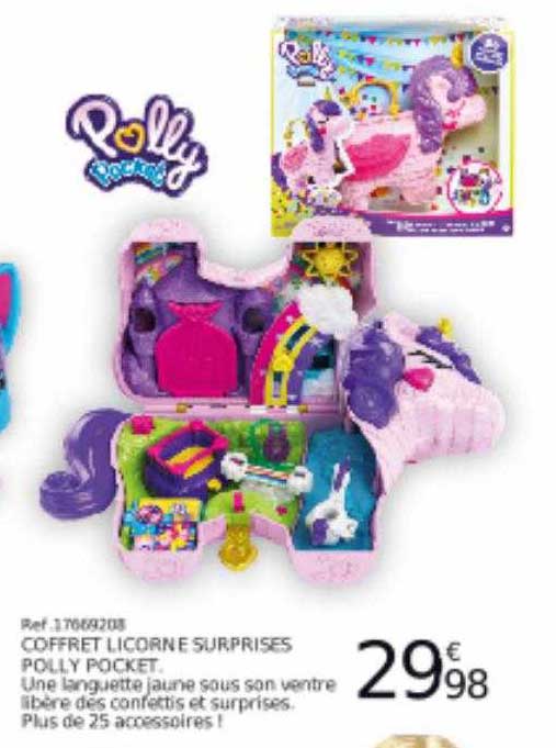 coffret licorne surprises polly pocket
