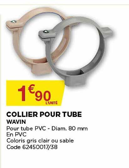 collier pour tube wavin