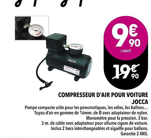 compresseur d'air pour voiture jocca