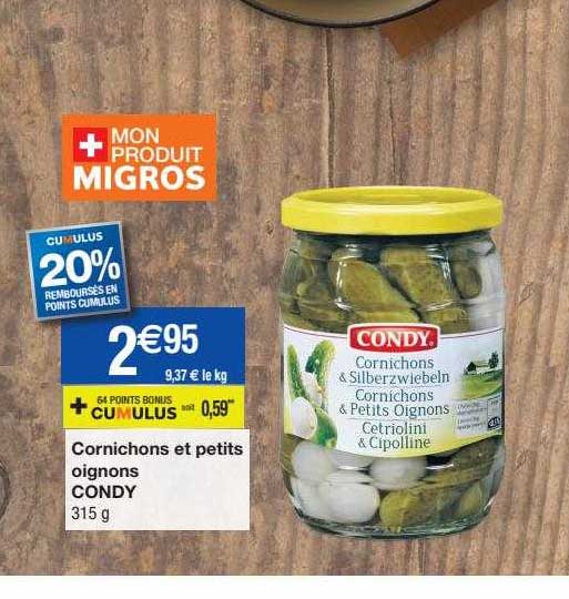 cornichons et petits oignons condy