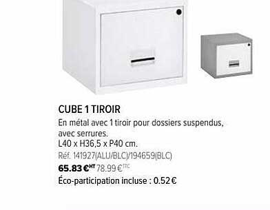 Cube 1 Tiroir