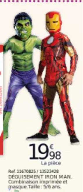 déguisement iron man