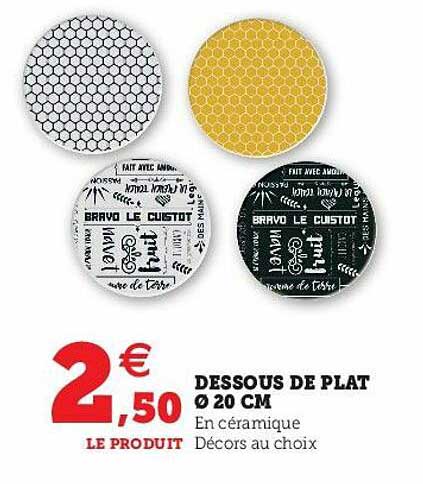 Dessous De Plat ø 20 Cm