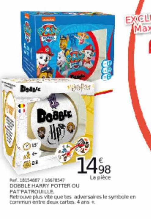 Dobble Harry Potter Ou Pat'patrouille