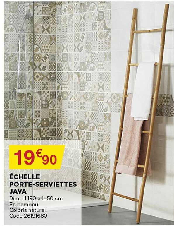 échelle Porte-serviettes Java