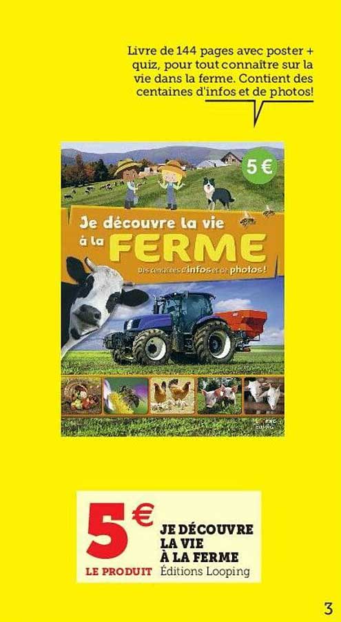 je découvre la vie à la ferme
