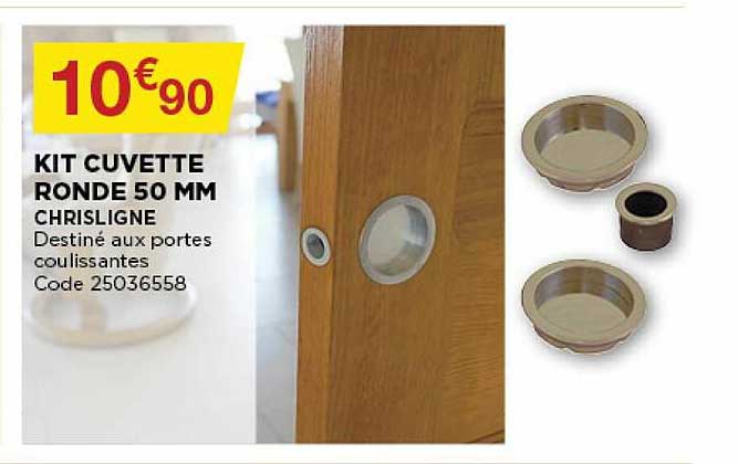 kit cuvette ronde 50 mm