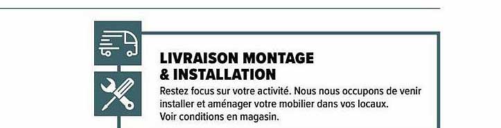livraison montage & installation