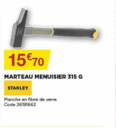 marteau menuisier 315 g stanley