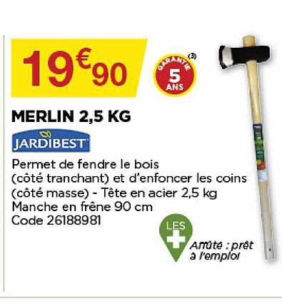 merlin 2,5 kg jardibest
