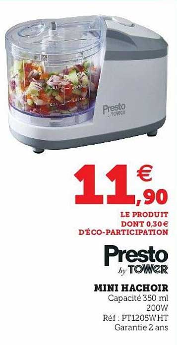 Mini Hachoir Presto By Tower