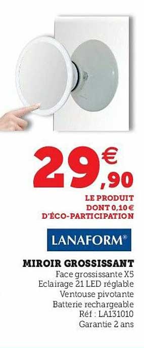 miroir grossissant lanaform