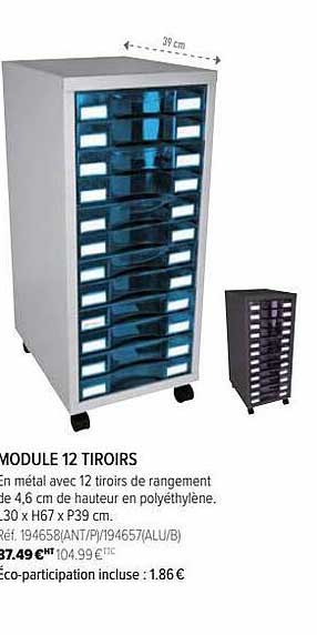 Module 12 Tiroirs