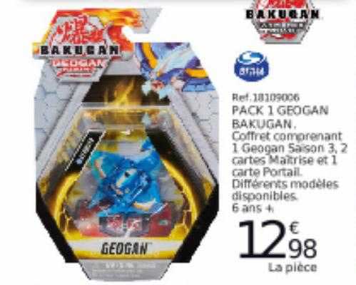 pack 1 geogan bakugan