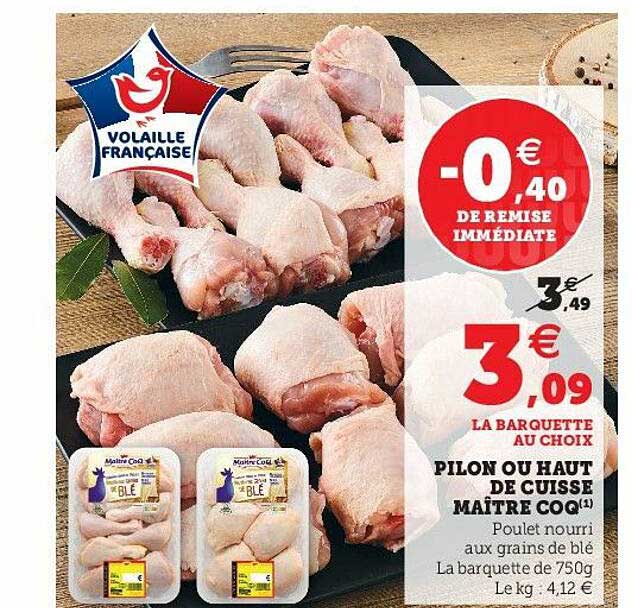 pilon ou haut de cuisse maître coq