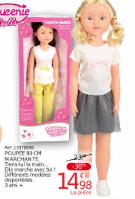 Poupée 80 Cm Marchante