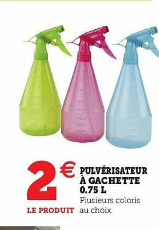 pulvérisateur à gâchette 0.75 l