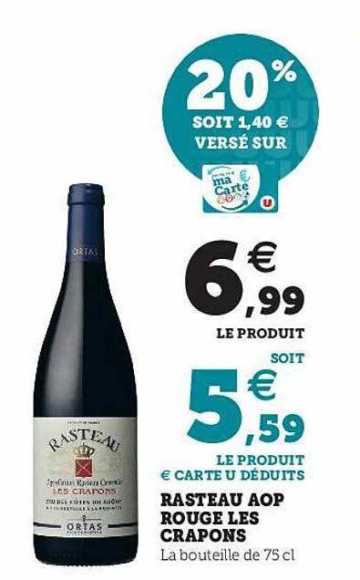 Rasteau Aop Rouge Les Crapons