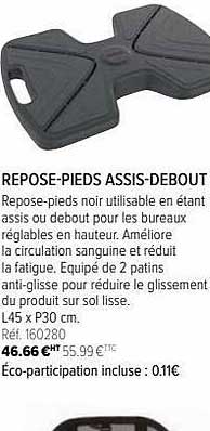 repose-pieds assis-debout