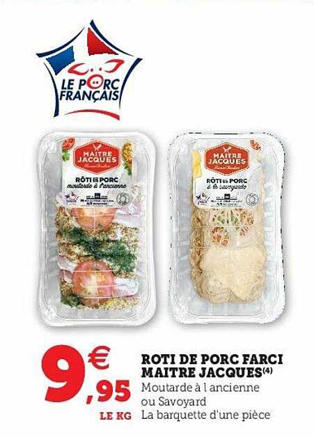 rôti de porc farcie maître jacques