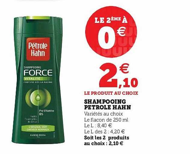 Shampooing Pétrole Hahn