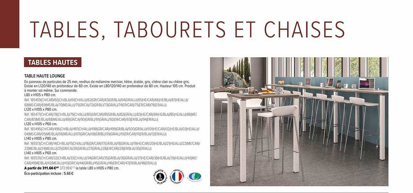 Table Haute Lounge