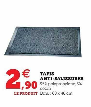 tapis anti-salissures