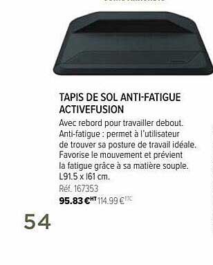 tapis de sol anti-fatigue activefusion