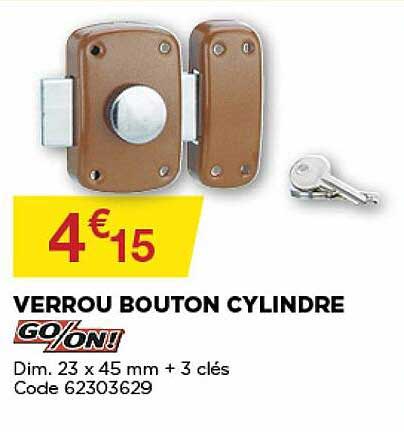 verrou bouton cylindre go-on!