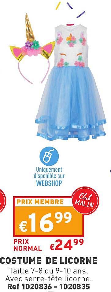 costume de licorne