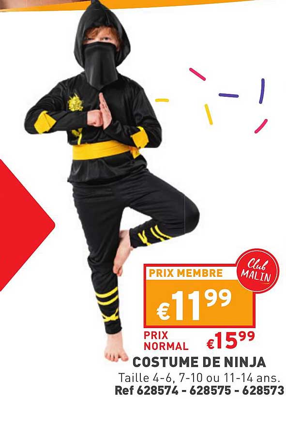 costume de ninja