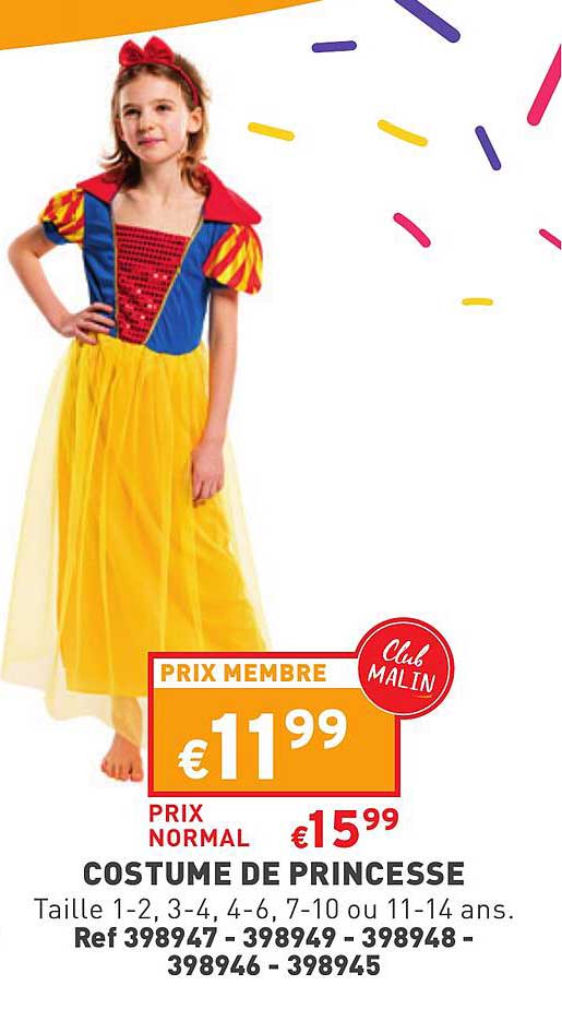 costume de princesse