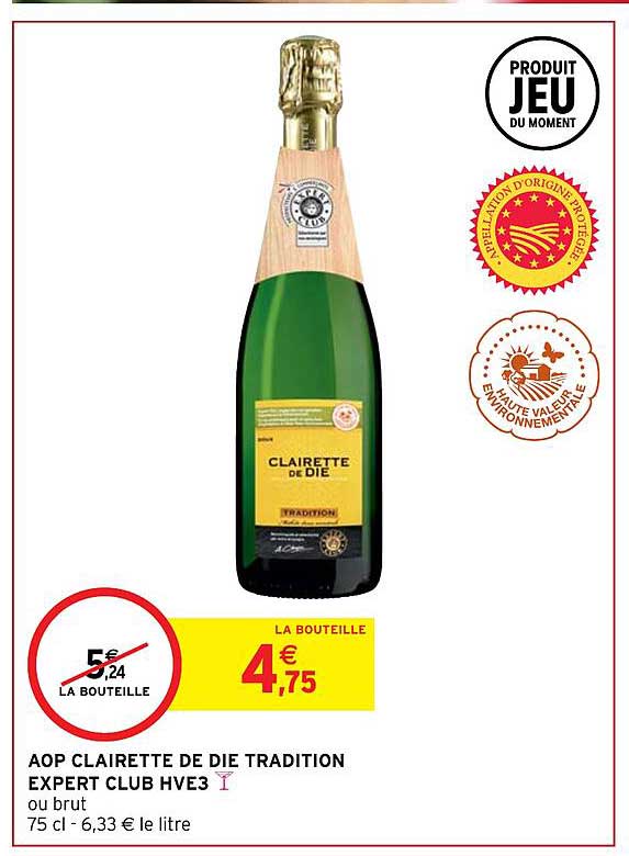 aop clairette de die tradition expert club hve3