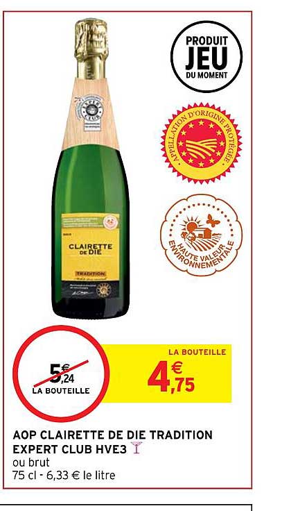 aop clairette de die tradition expert club hve3