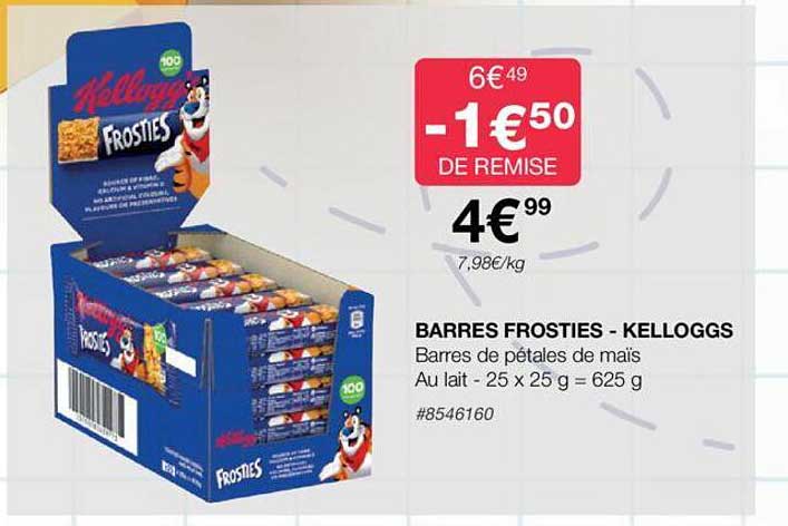 Barres Frosties - Kelloggs