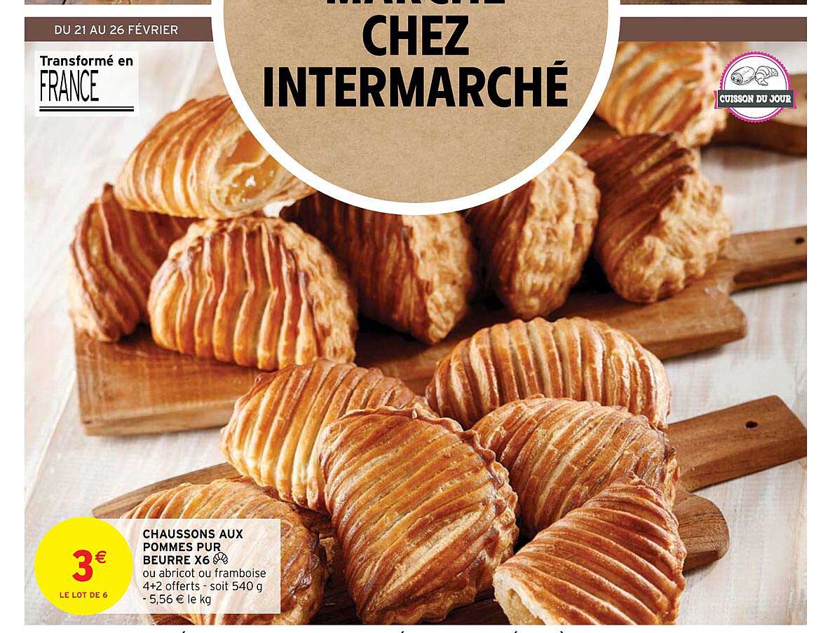 Chaussons Aux Pommes Pur Beurre X6