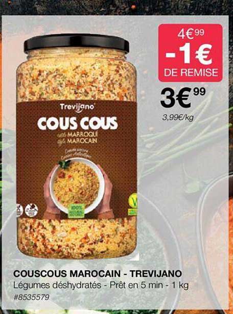couscous marocain - trevijano