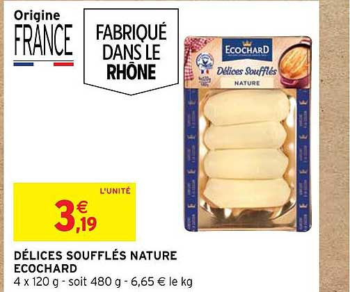 Délices Soufflés Nature écochard