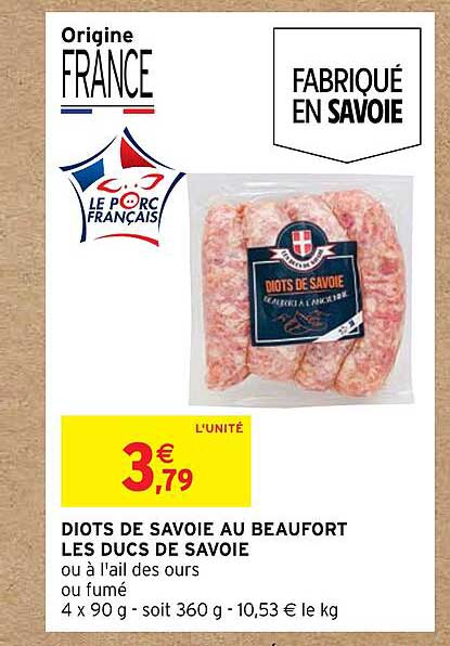 diots de savoie au beaufort les ducs de savoie