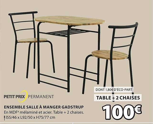 ensemble salle à manger gadstrup