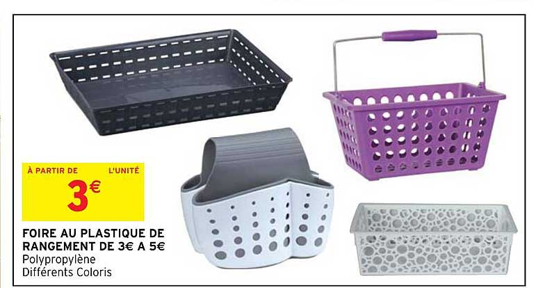 Foire Au Plastique De Rangement