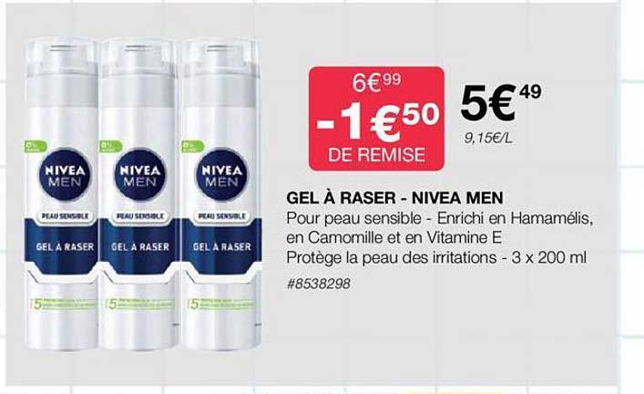 gel à raser - nivea men