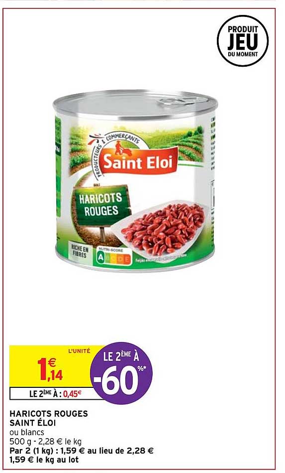 haricots rouges saint éloi
