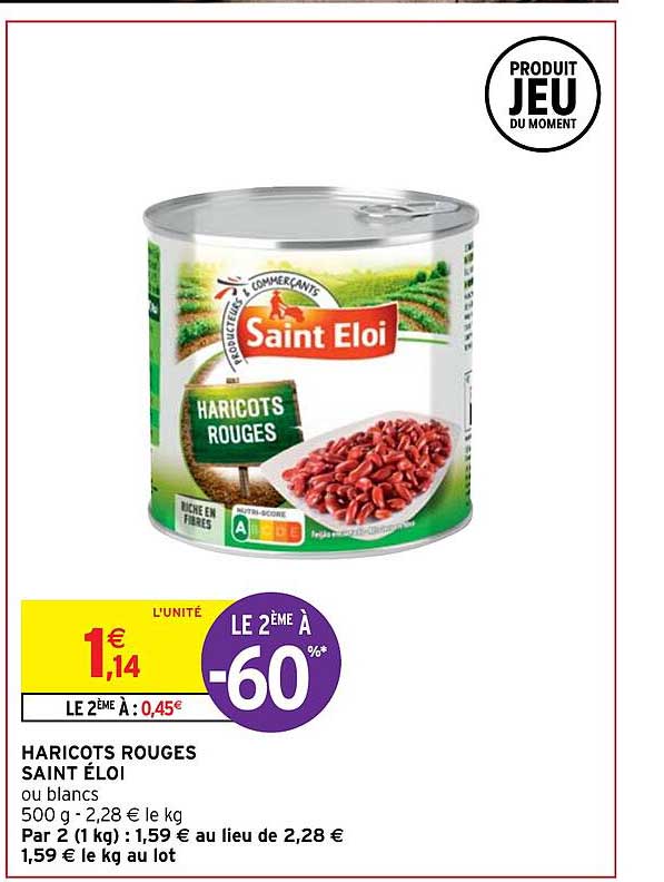 haricots rouges saint éloi