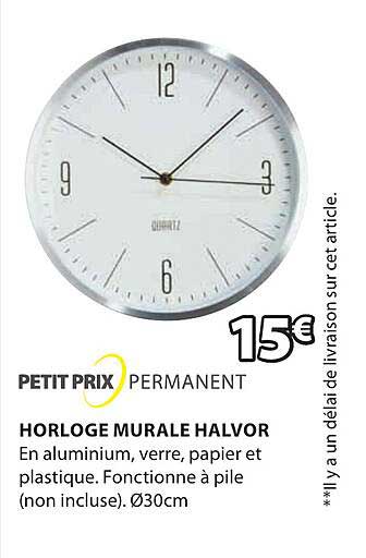 Horloge Murale Halvor