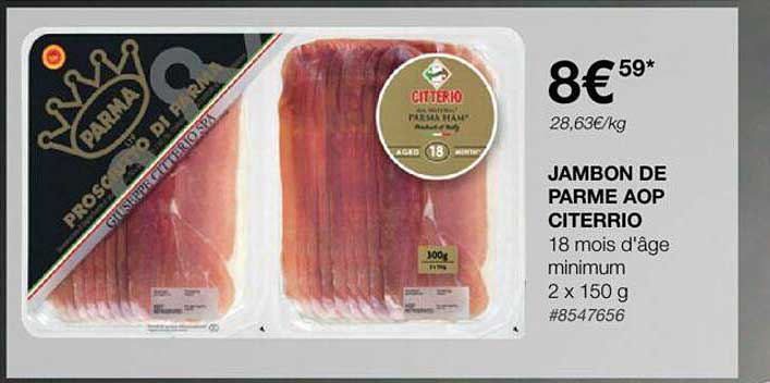 Jambon De Parme Aop Citerrio