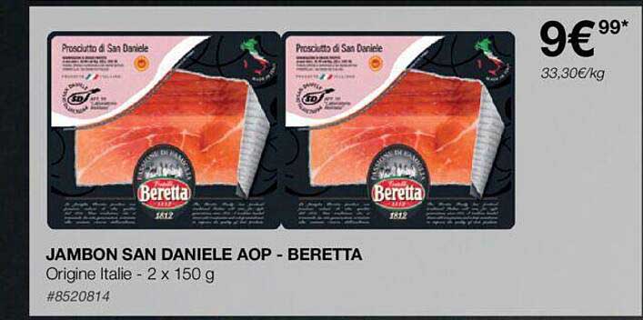 jambon san daniele aop - beretta